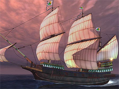 Galleon 3D Screensaver
